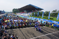 Galang Hendra Pimpin Victory Lap di Yamaha Sunday Race Seri 4