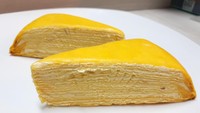 Kalau sajian yang satu ini asli dibuat oleh urang Bandung. Selain brownies dan chew choux, Belah Doeren juga punya Durian Mille Crepes yang enak dengan tampilan cantik. Foto: Istimewa