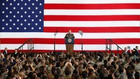 Kunjungan Trump ke pangkalan militer di Jepang menjadi bagian dari tour Asia.