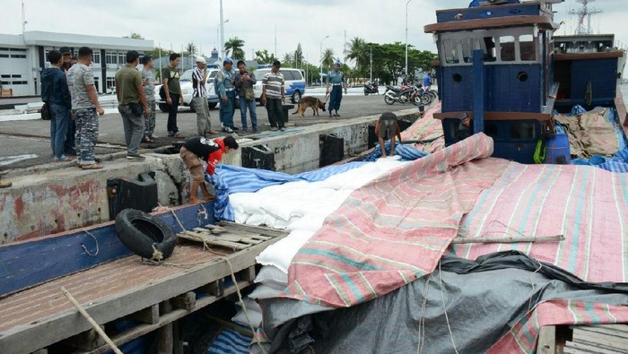 Penyelundupan 60 Ton Beras dari Thailand Dicegah TNI AL