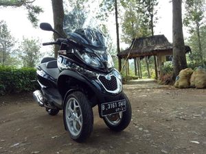 Piaggio MP3 Roda 3 Bakal Punya Sayap pembelah Angin