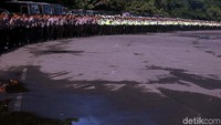 Operasi pengamanan ini bertajuk operasi Bengawan Candi. Ada 768 personel Polresta Surakarta plus 1683 personel polres jajaran.