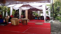 Dijadwalkan acara siraman akan digelar besok dan Rabu lusa akan digelar pernikahannya (Foto: Danu Damarjati/detikcom)