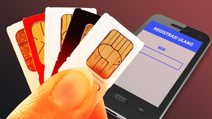 Registrasi SIM Card (Ilustrasi: Fuad Hasim/detikcom)