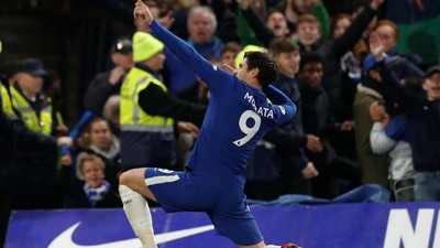 Foto: Morata Menangkan Chelsea atas MU