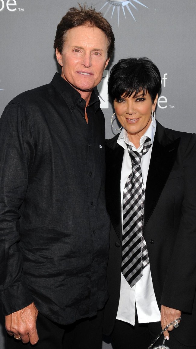 Foto tahun 2011, ketika Kris dan Bruce Jenner masih jadi pasangan suami-istri. Foto: dok. Getty Images