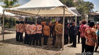 Mereka tampak tengah diberi arahan (Foto: Danu Damarjati/detikcom)