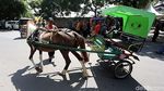 Moge hingga Andong di Simulasi Kirab Pernikahan Kahiyang-Bobby