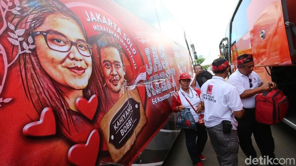 1.200 Relawan Projo Jas Merit ke Pernikahan Kahiyang-Bobby