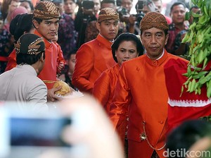 Jokowi Ungkap Filosofi di Balik Siraman Kahiyang