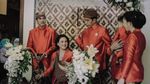 Potret Keluarga Jokowi di Siraman Kahiyang