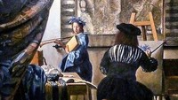  Lukisan-lukisan yang dipajang hasil karya dari para forger atau pemalsu lukisan profesional (inarcadiaegoat/Instagram