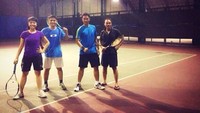 Tidak hanya olahraga air, Haydar gemar dengan olahraga tenis. (Instagram: @haydarpratama)