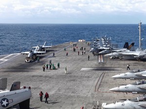 Tegang dengan China, Kapal Induk AS Masuki Laut China Selatan