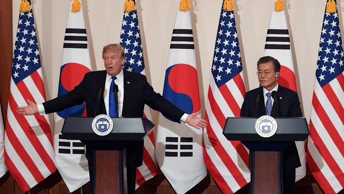 Korut Ancaman Dunia, Trump Harap AS Tak Gunakan Kekuatan Militer