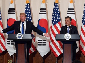 Korut Ancaman Dunia, Trump Harap AS Tak Gunakan Kekuatan Militer