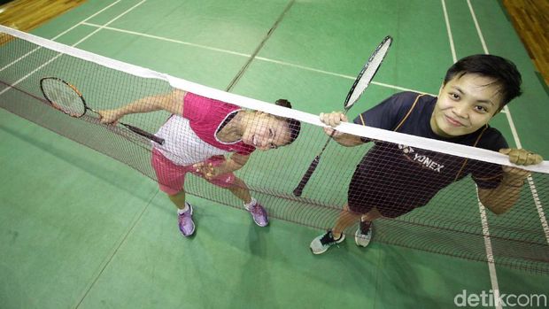 Apriyani Rahayu bersama Greysia Polii