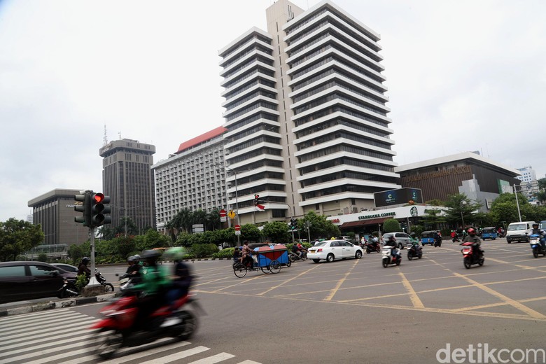 Larangan pemotor Foto: Grandyos Zafna Larangan pemotor Foto: Grandyos Zafna