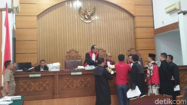 Sidang lanjutan Aa Gatot di PN Jaksel, Selasa (7/11/2017)