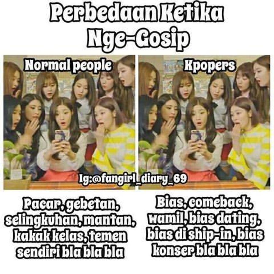 Kocak 13 Meme Ini Buktikan Bedanya K Popers Dan Orang Normal Foto 7