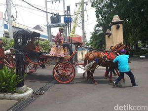 Simulasi Kirab Pernikahan Kahiyang, Lalin Depan Hotel Alila Ditutup