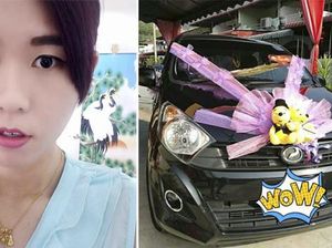 Bukan Mobil Mewah, Wanita Ini Bangga Pakai Mobil Pengantin Ayla