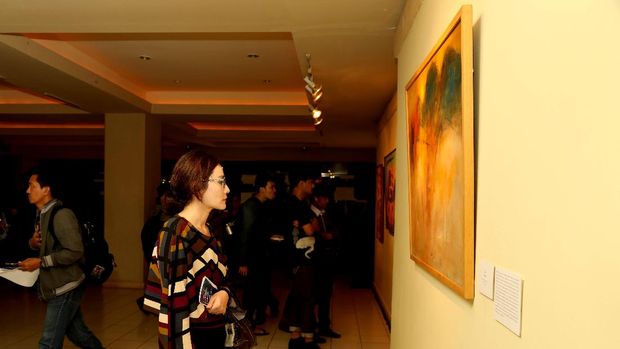 Empat Pelukis Ikuti Pameran 'Lukisan Tanpa Teori'