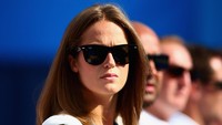 Kim Sears hampir selalu mendampingi Andy Murray di tribune penonton. (Jordan Mansfield/Getty Images for LTA)