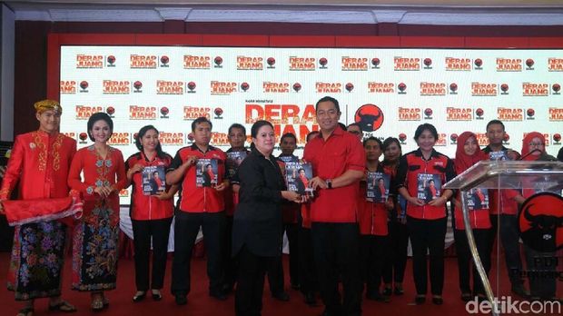 Puan Maharani menghadiri launching majalah Derap Juang