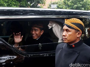 Mata Ni Horja Kahiyang-Bobby Hari ini, Jokowi Hadir Sebagai Raja