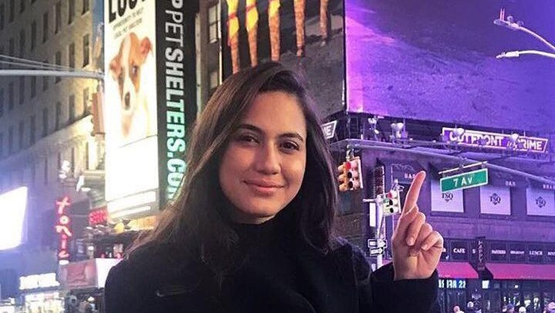 Foto: Pevita Pearce di New York, AS (@fadjroelrachman/Instagram) Foto: Pevita Pearce di New York, AS (@fadjroelrachman/Instagram)