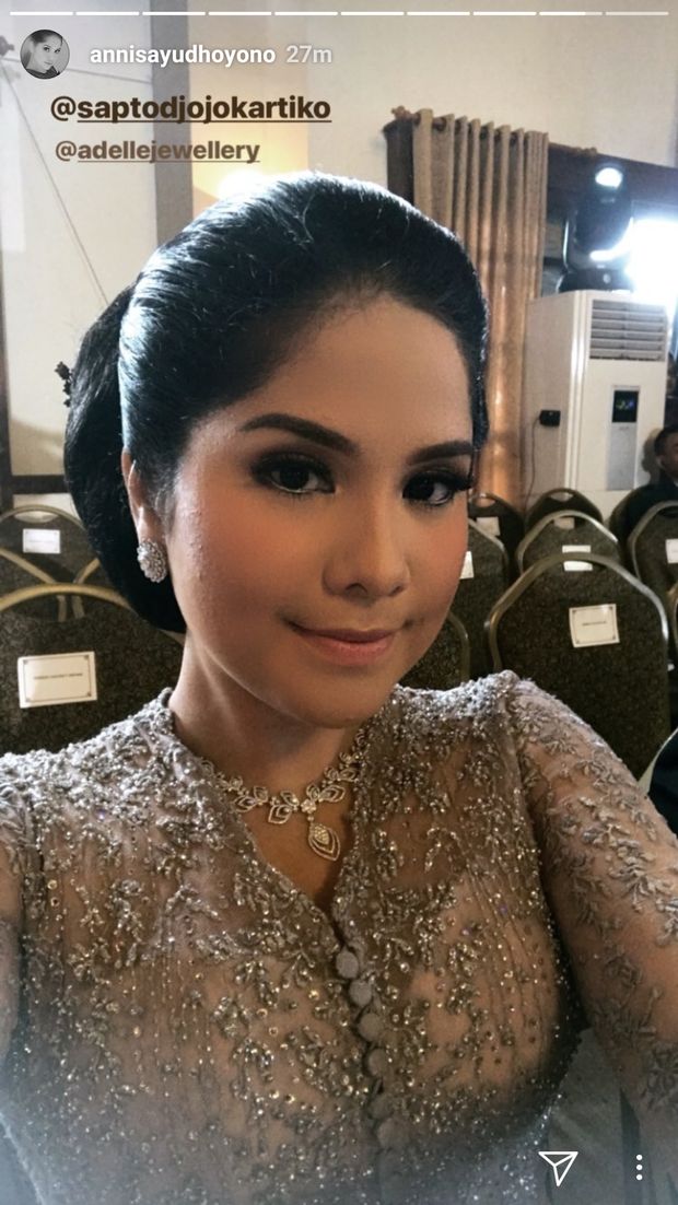 Hadiri Akad Nikah Kahiyang-Bobby, Annisa Pohan Makeup dari 