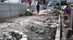 Jalur Pedestrian di Depan Kampus Trisakti Grogol Dilebarkan