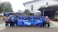 Kunjungan pabrik Yamaha di Pulogadung Jakarta Timur (Foto: dok Yamaha Indonesia)