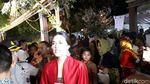 Merah Menyala Raisa di Resepsi Pernikahan Putri Jokowi