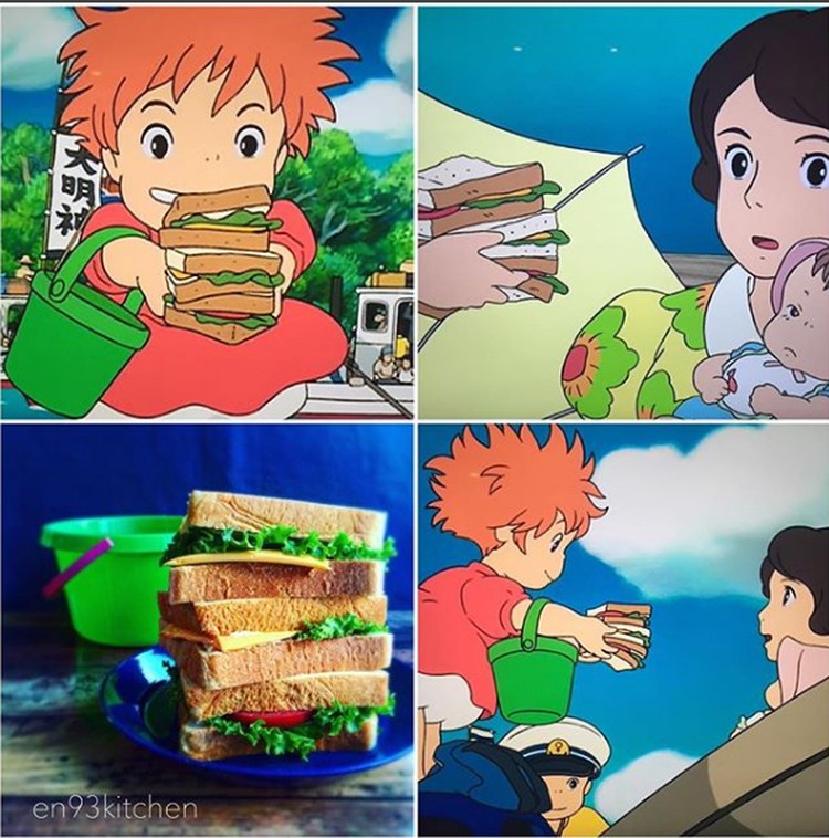 Sandwich Ponyo on the Cliff by the Sea bikin laper ya? 