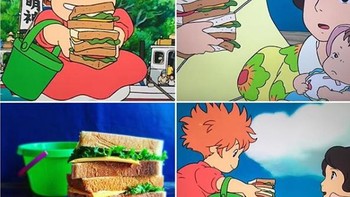 Sandwich Ponyo on the Cliff by the Sea bikin laper ya? Foto: Instagram