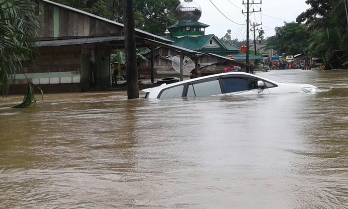 Banjir di Aceh Singkil, Bocah 2 Tahun Hilang Terseret Arus