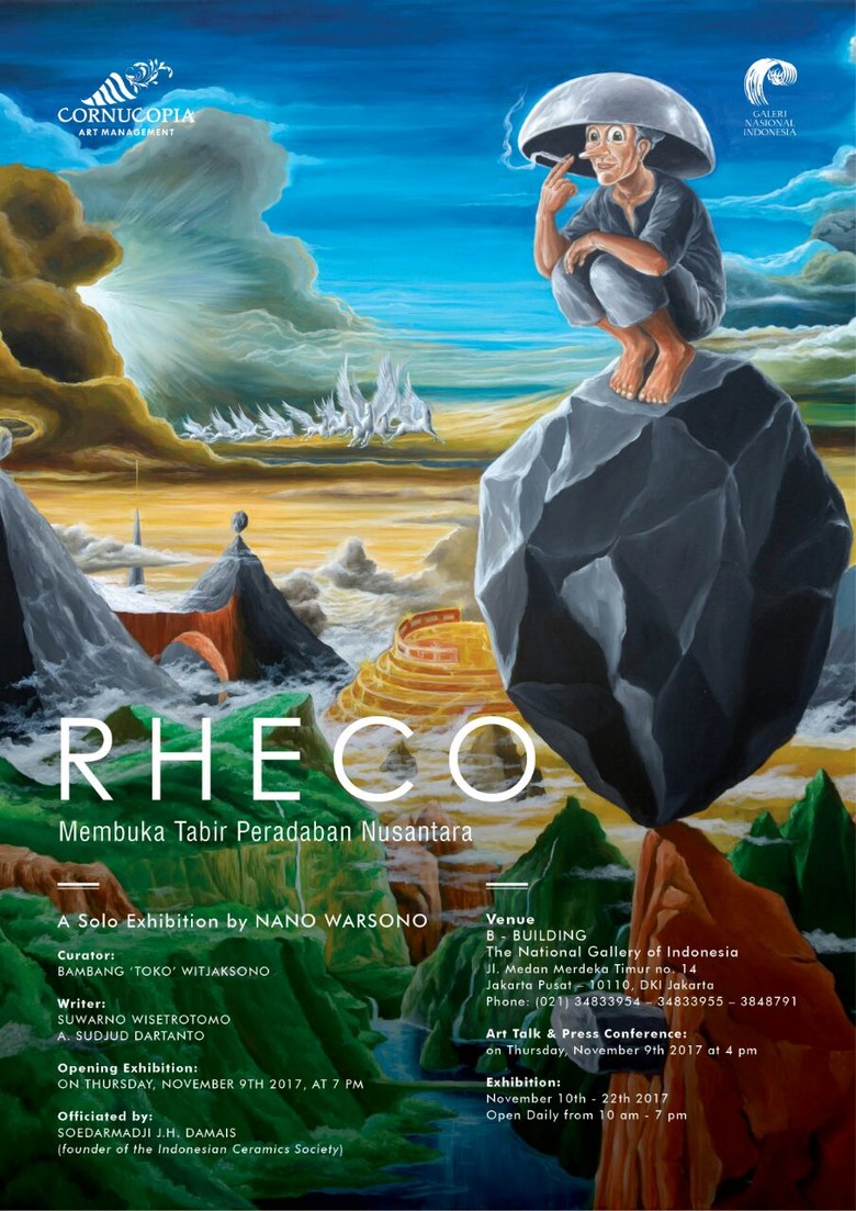 Pameran Tunggal Nano Warsono Tampilkan Tabir Peradaban Nusantara Pameran Tunggal Nano Warsono Tampilkan Tabir Peradaban Nusantara