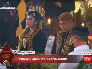 Pesan Said Aqil di Akad Nikah Kahiyang dan Bobby