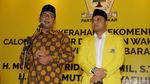Senyum Semringah Setnov, Daniel Mutaqien dan Ridwan Kamil