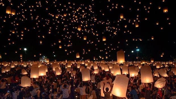 Selain Waisak di Borobudur, Ini Aneka Festival Lampion di Asia