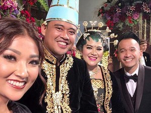 Groginya Ruben Onsu dan Gelagapannya Sarwendah di Pelaminan Kahiyang