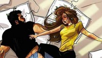 Gambar-gambarnya kerap mengundang tawa pembaca komik.  Foto: Yehuda Devir