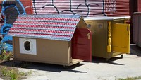 Gregory Kloehn punya ide membangun rumah kecil yang bisa dibawa tunawisma ke mana-mana. Istimewa/Boredpanda.