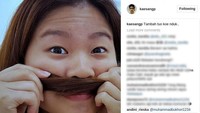 Ini ketika Kaesang dengan caranya mengucapkan selamat ulang tahun pada Felicia.  Foto: Instagram/kaesangp