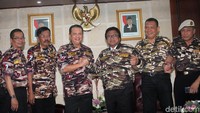 Pertemuan tersebut membahas mengenai bela negara untuk menjaga keutuhan NKRI.