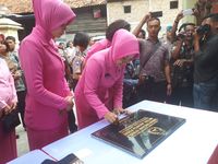 Istri Kapolda Resmikan Taman Baca Kemala Bhayangkari di Johar Baru
