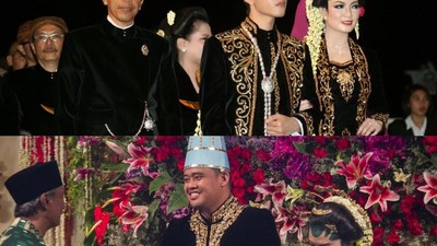 Membandingkan Momen Resepsi Nikah Gibran dan Kahiyang