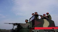 Momen kebersamaan Jokowi dan Moeldoko.
